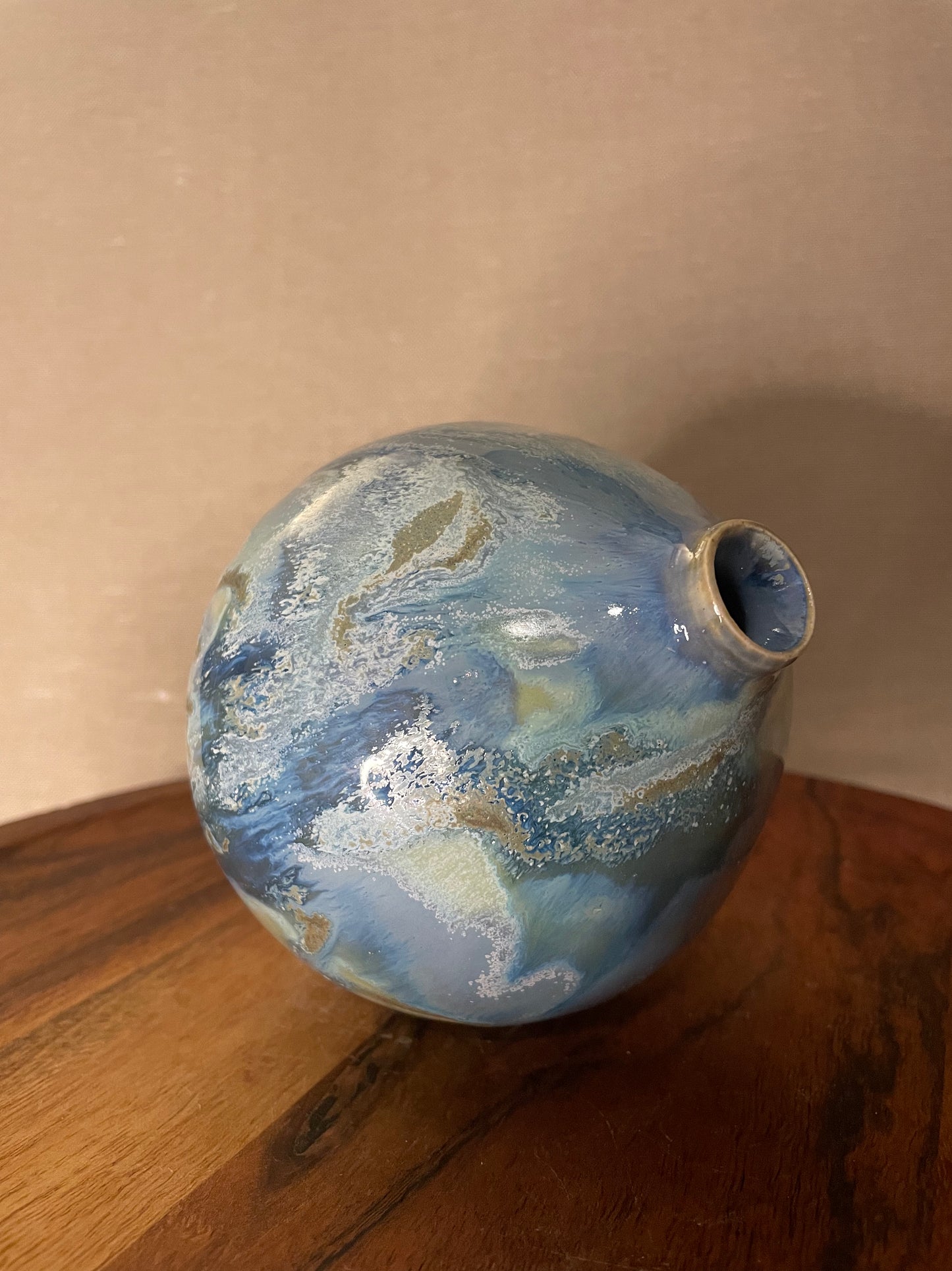 ichirin blue bud vase