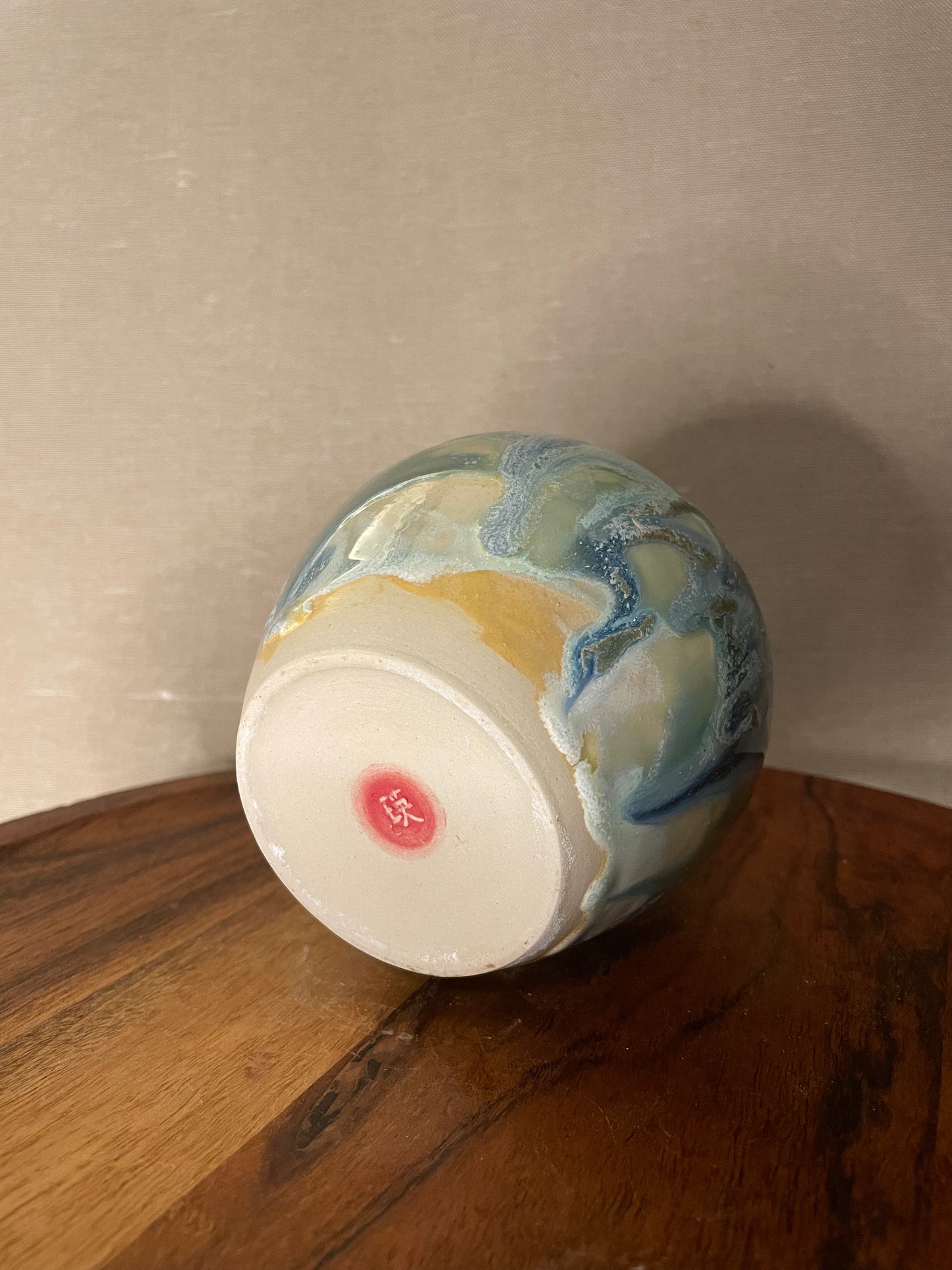 ichirin blue bud vase