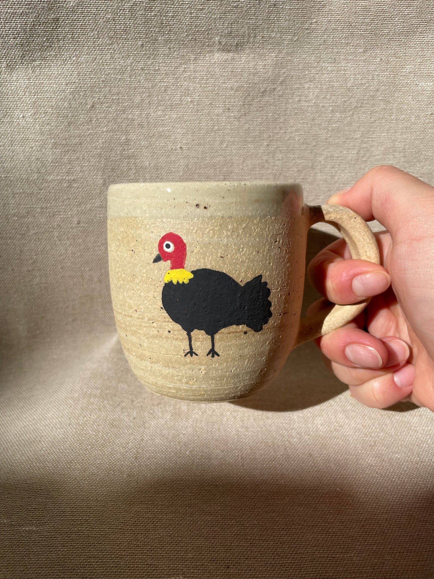 bush turkey mug