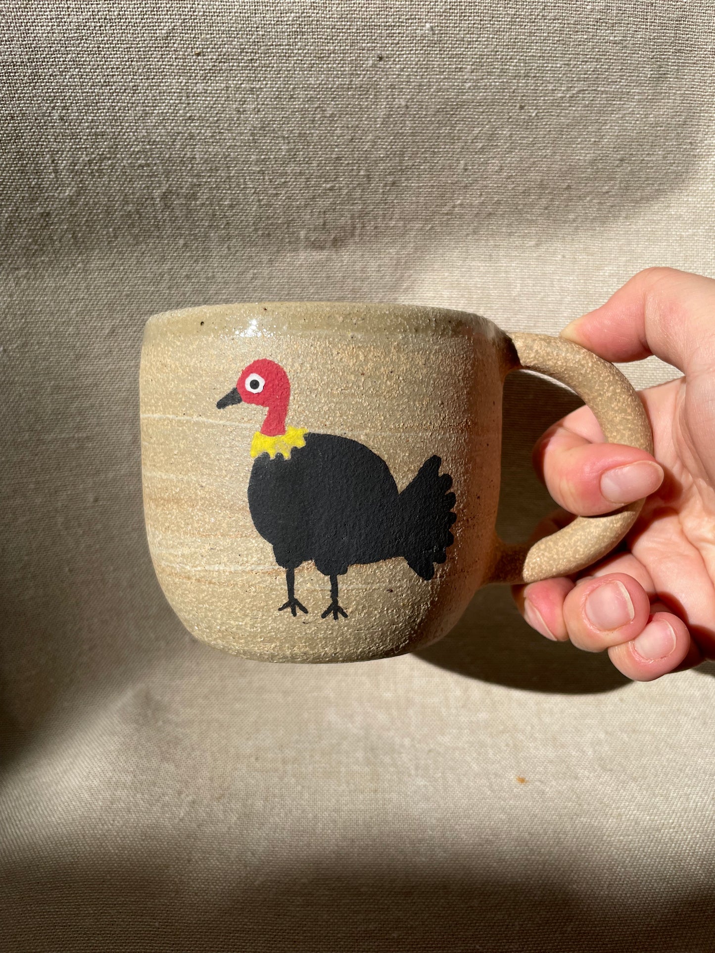 bush turkey mug