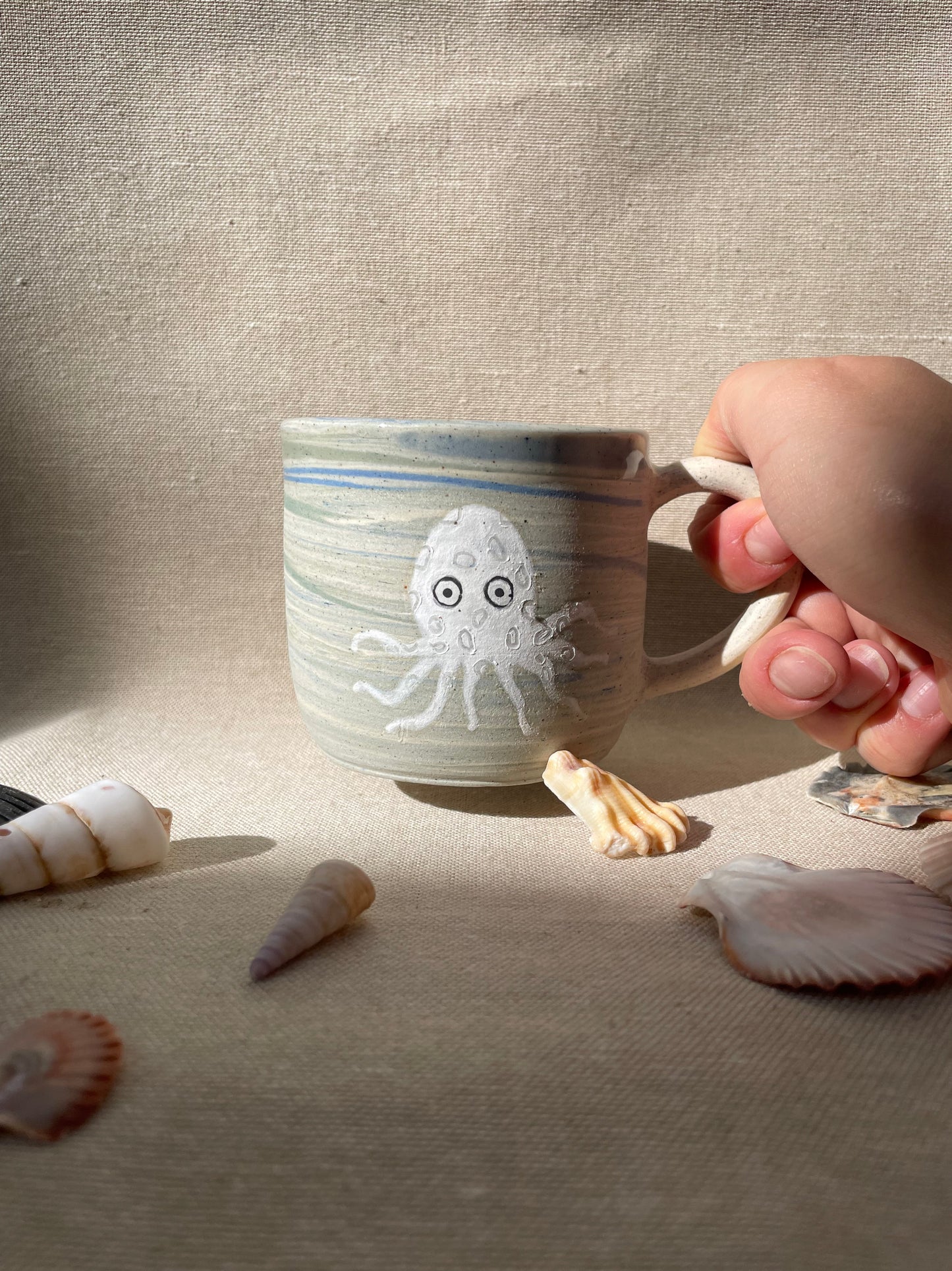 blue-ringed octopus mug
