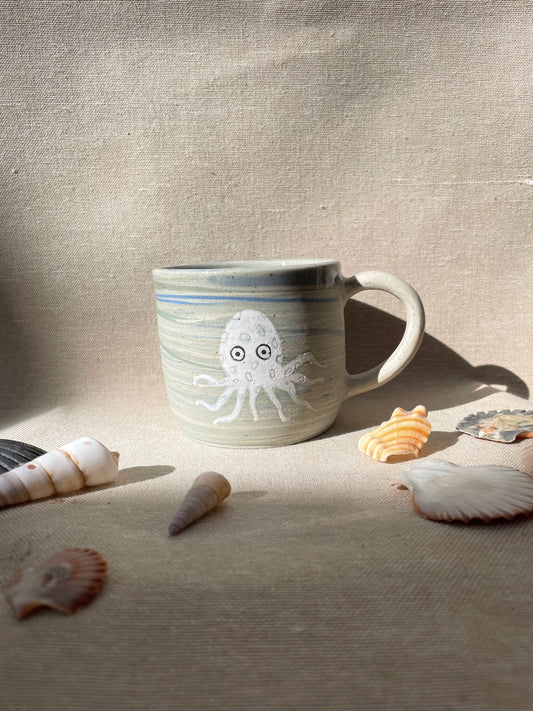 blue-ringed octopus mug