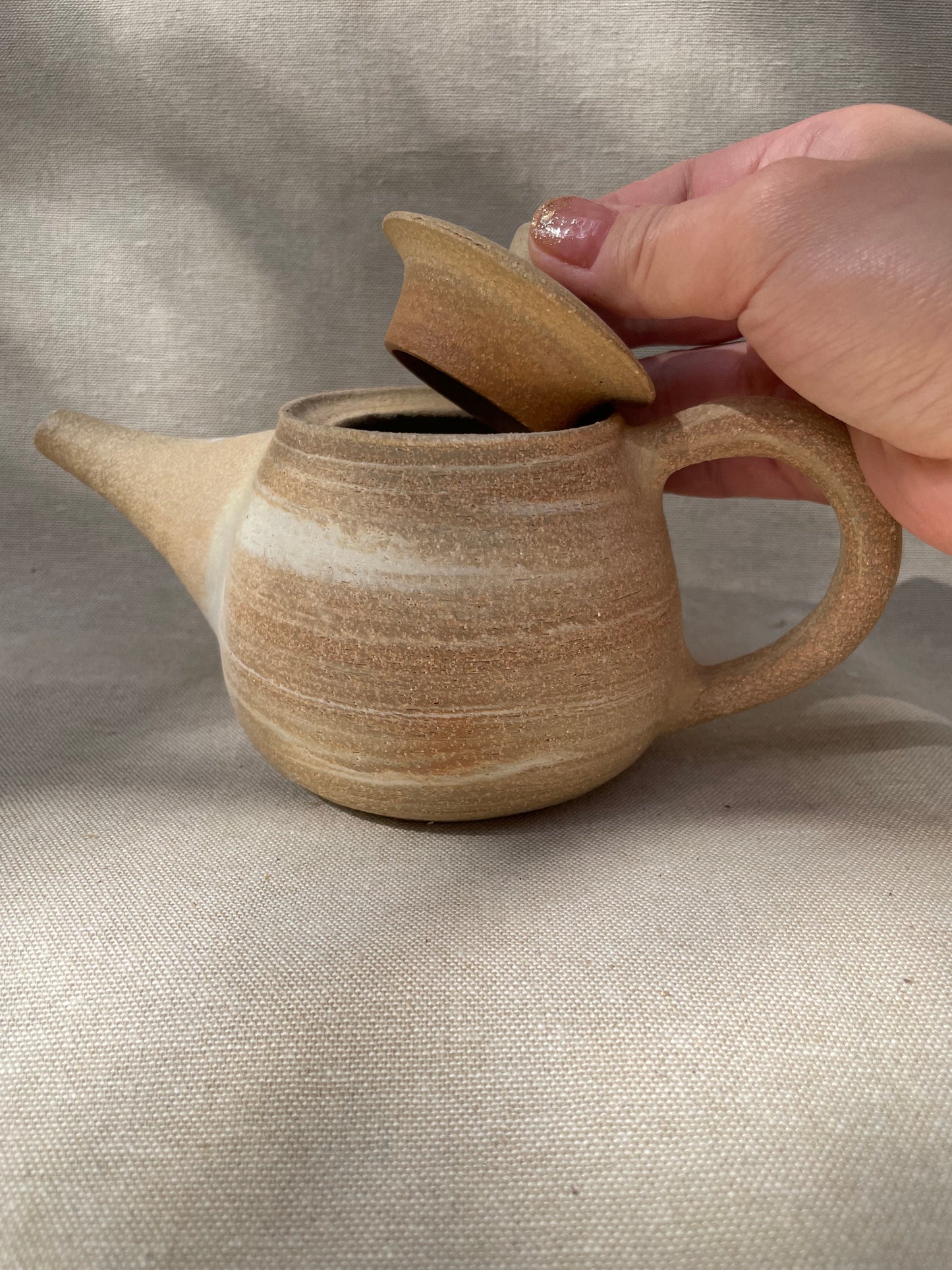 sandstone teapot