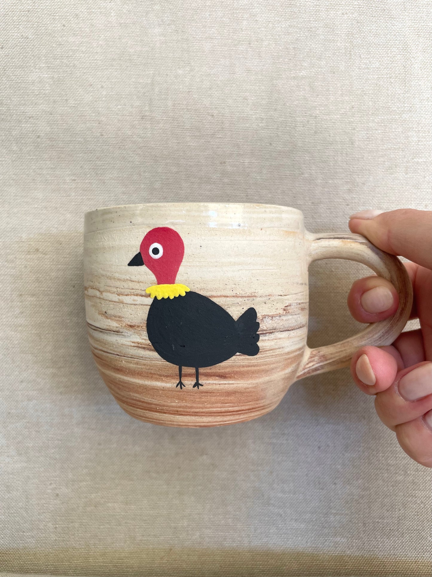 bush turkey mug